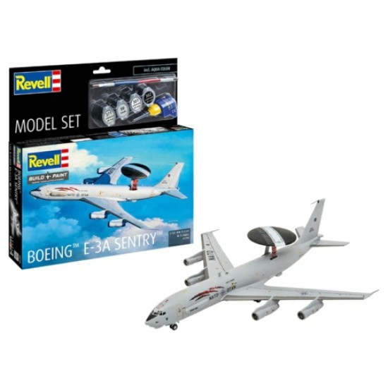 1/144 MODEL SET BOEING E-3A SENTRY (PLASTIC KIT)