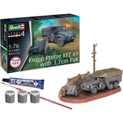 1/76 KRUPP PROTZE KFZ 69 WITH 3.7CM PAK (STARTER KIT) 1/76 KRUPP PROTZE KFZ 69 WITH 3.7CM PAK (STARTER KIT)