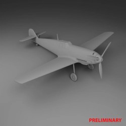 1/72 STARTER KIT MESSERSCHMITT BF109E-3 (PLASTIC KIT)
