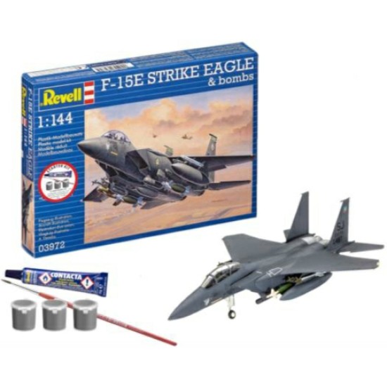 1/144 F-15E STRIKE EAGLE AND BOMBS (STARTER KIT) 1/144 F-15E STRIKE EAGLE AND BOMBS (STARTER KIT)