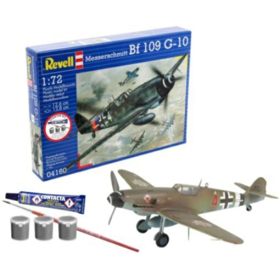 1/72 MESSERSCHMITT BF-109 G-10 (STARTER KIT) 1/72 MESSERSCHMITT BF-109 G-10 (STARTER KIT)