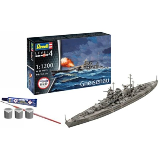1/1200 BATTLESHIP GNEISENAU (STARTER KIT) 1/1200 BATTLESHIP GNEISENAU (STARTER KIT)