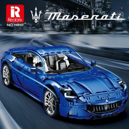1/8 MASERATI GRANTURISMO 110TH ANNIVERSARY EDITION BLUE (5 480PCS) 1/8 MASERATI GRANTURISMO 110TH ANNIVERSARY EDITION BLUE (5 480PCS)