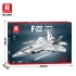 52 CM LOCKHEED MARTIN/BOEING F-22 (1 837PCS)