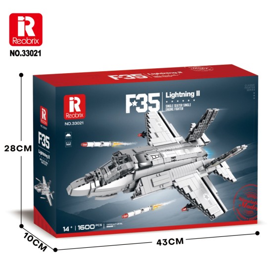 43.5 CM LOCKHEED MARTIN F-35 (1 600PCS) 43.5 CM LOCKHEED MARTIN F-35 (1 600PCS)