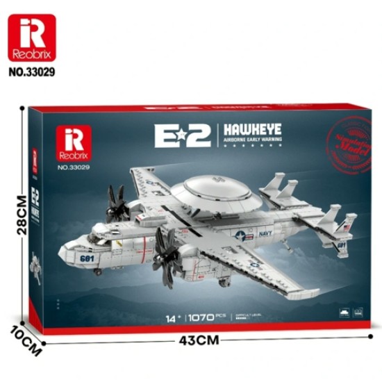 44 CM NORTHROP GRUMMAN E-2 HAWKEYE (1 144PCS) 44 CM NORTHROP GRUMMAN E-2 HAWKEYE (1 144PCS)