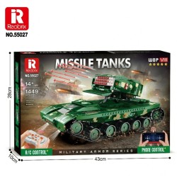 33.5 CM MISSILE TANK REMOTE CONTROL (1 488PCS) 33.5 CM MISSILE TANK REMOTE CONTROL (1 488PCS)