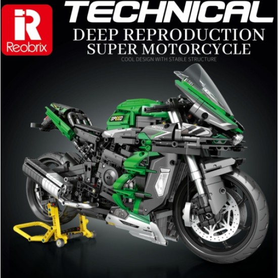 1/5 KAWASAKI NINJA H2 SX SE (2 088PCS) 1/5 KAWASAKI NINJA H2 SX SE (2 088PCS)