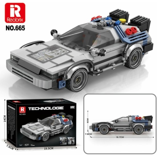 1/24 DELOREAN DMC BACK TO THE FUTURE (405PCS)