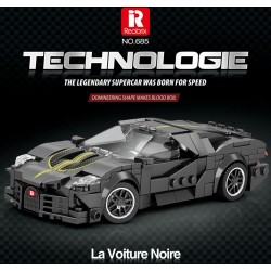 1/24 BUGATTI LA VOITURE NOIRE (339PCS) 1/24 BUGATTI LA VOITURE NOIRE (339PCS)