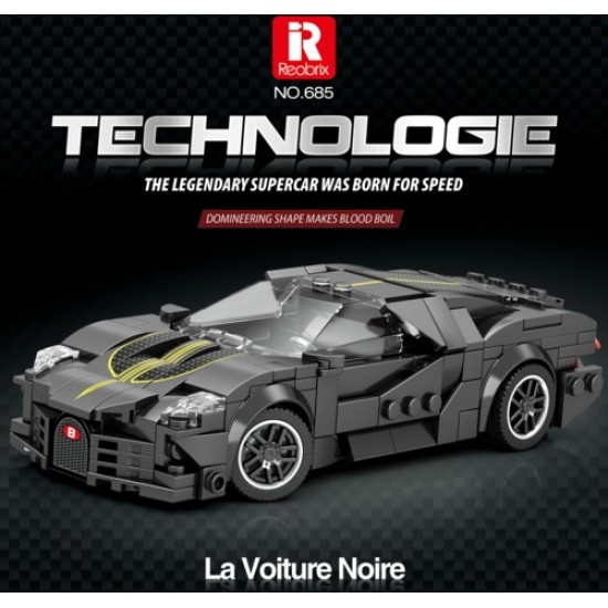 1/24 BUGATTI LA VOITURE NOIRE (339PCS) 1/24 BUGATTI LA VOITURE NOIRE (339PCS)