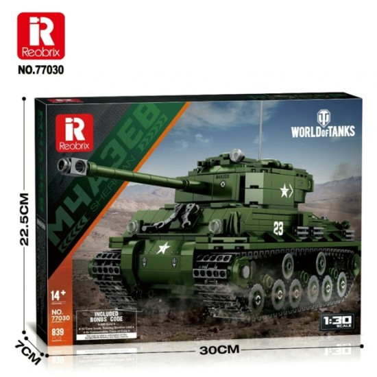 1/30 SHERMAN M4 (836PCS) 1/30 SHERMAN M4 (836PCS)