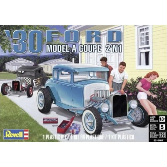 1/25 1930 FORD MODEL A COUPE (PLASTIC KIT)