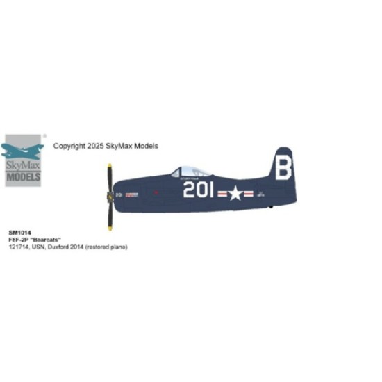 1/72 F8F-2P BEARCATS 121714, USN, DUXFORD 2014 (RESTORED PLANE) 1/72 F8F-2P BEARCATS 121714, USN, DUXFORD 2014 (RESTORED PLANE)