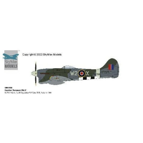 1/72 HAWKER TEMPEST MK.V EJ705/ W2-X, NO.80 SQUADRON RAF, 2ND TAF, AUTUMN 1944 1/72 HAWKER TEMPEST MK.V EJ705/ W2-X, NO.80 SQUADRON RAF, 2ND TAF, AUTUMN 1944