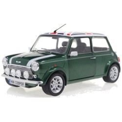 SOL1800612 - 1/18 MINI COOPER SPORT BRITISH RACING GREEN AND FLAG 1997 SOL1800612 - 1/18 MINI COOPER SPORT BRITISH RACING GREEN AND FLAG 1997