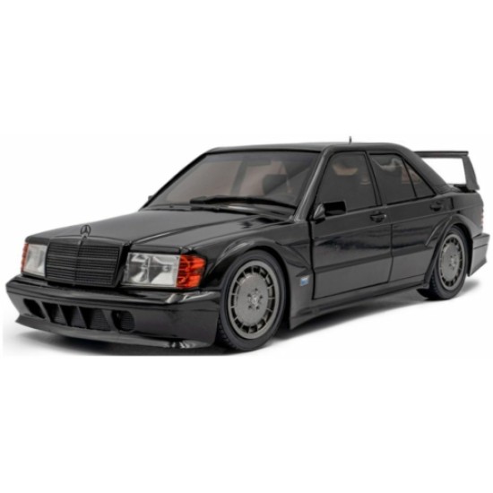 SOL1801012 - 1/18 MERCEDES BENZ 190 (W201) EVO II - SOLIDO WORKS BLACK 1990 SOL1801012 - 1/18 MERCEDES BENZ 190 (W201) EVO II - SOLIDO WORKS BLACK 1990