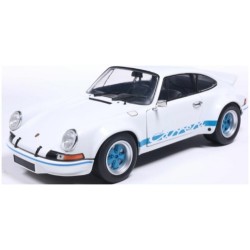 SOL1801119 - 1/18 PORSCHE 911 RSR WHITE/BLUE CARRERA STRIPES 1973 SOL1801119 - 1/18 PORSCHE 911 RSR WHITE/BLUE CARRERA STRIPES 1973