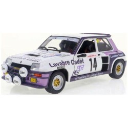 SOL1801313 - 1/18 RENAULT 5 TURBO WHITE NO.14 AURIOL/NOUAILLE RALLYE LYON CHARBONNIERE 1983 SOL1801313 - 1/18 RENAULT 5 TURBO WHITE NO.14 AURIOL/NOUAILLE RALLYE LYON CHARBONNIERE 1983