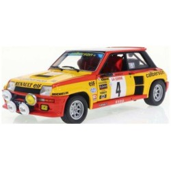 SOL1801314 - 1/18 RENAULT 5 TURBO YELLOW NO.4 RAGNOTTI/ANDRIE TOUR DE CORSE 1980 SOL1801314 - 1/18 RENAULT 5 TURBO YELLOW NO.4 RAGNOTTI/ANDRIE TOUR DE CORSE 1980