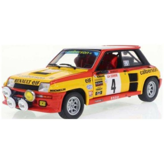 SOL1801314 - 1/18 RENAULT 5 TURBO YELLOW NO.4 RAGNOTTI/ANDRIE TOUR DE CORSE 1980