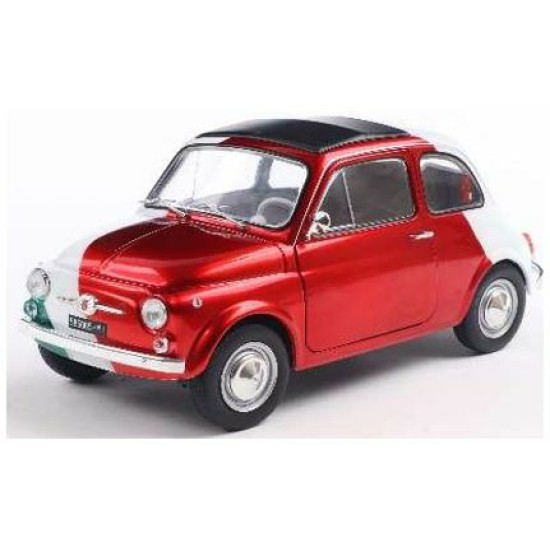 SOL1801409 - 1/18 FIAT 500 TRIBUTE TO ITALIA BI COLOUR 1965