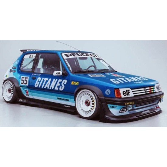 SOL1801720 - 1/18 PEUGEOT 205 GTI BLACKFISH G TRIBUTE 1990
