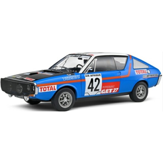 SOL1803706 - 1/18 RENAULT 17 BLUE RALLYE ABIDJAN NICE 1976