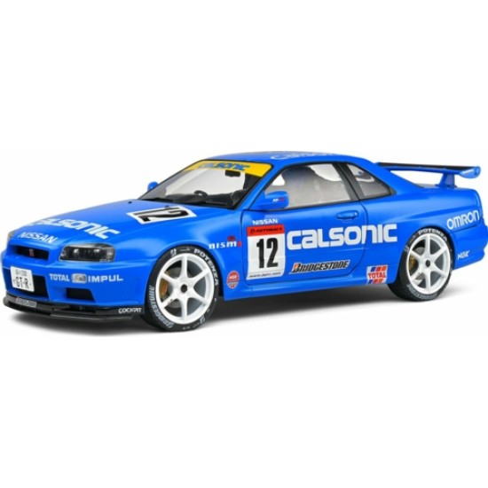 1/18 NISSAN GT-R (R34) STREETFIGHTER CALSONIC TRIBUTE BLUE 2000 1804307