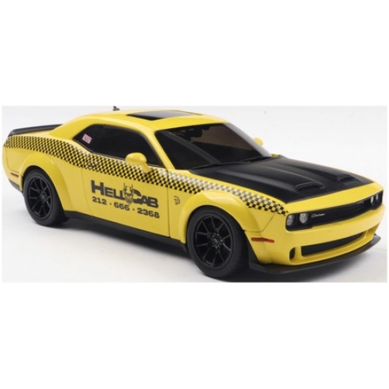 SOL1805716 - 1/18 DODGE CHALLENGER SRT HELLCAT REDEYE WIDEBODY NYC HELLCAB 2023 SOL1805716 - 1/18 DODGE CHALLENGER SRT HELLCAT REDEYE WIDEBODY NYC HELLCAB 2023