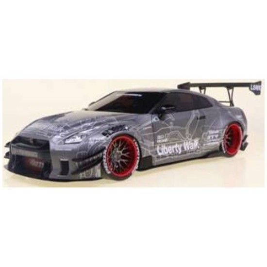 SOL1805810 - 1/18 NISSAN GT-R (R35) W/LIBERTY WALK BODY KIT 2.0 BLACK 2020