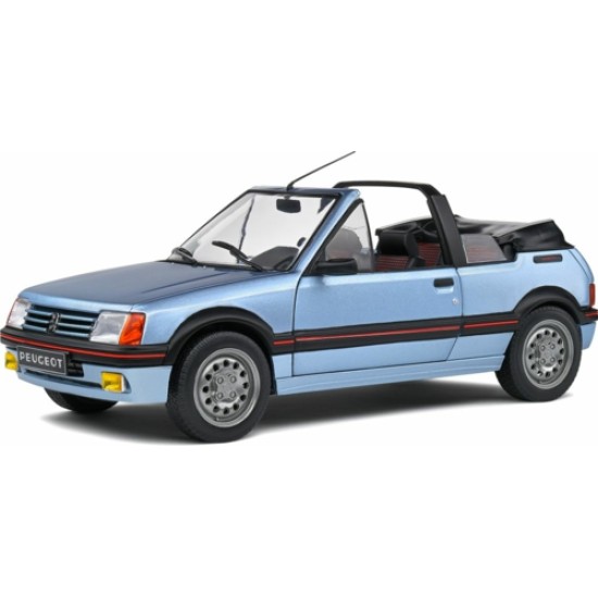 1/18 1989 PEUGEOT 205 CTI MK1 CABRIO METALLIC BLUE 1806203