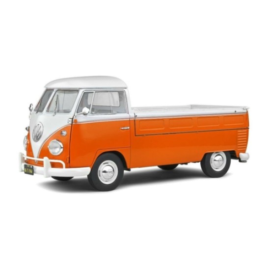 1/18 1950 VW T1 PICKUP - ORANGE AND WHITE 1806701