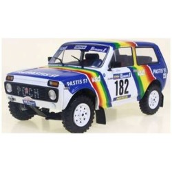 SOL1807305 - 1/18 LADA NIVA WHITE NO.182 JABOUILLE/SARDOU PARIS-DAKAR 1984 SOL1807305 - 1/18 LADA NIVA WHITE NO.182 JABOUILLE/SARDOU PARIS-DAKAR 1984