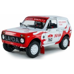 SOL1807308 - 1/18 LADA NIVA WHITE NO.763 M.JACOBER/S.MILJIC DAKAR CLASSIC 2022 SOL1807308 - 1/18 LADA NIVA WHITE NO.763 M.JACOBER/S.MILJIC DAKAR CLASSIC 2022
