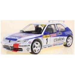 1/18 PEUGEOT 306 MAXI WHITE #1 DELECOUR/SAUVAGE RALLYE MONTE CARLO 1996 1808305 1/18 PEUGEOT 306 MAXI WHITE #1 DELECOUR/SAUVAGE RALLYE MONTE CARLO 1996 1808305