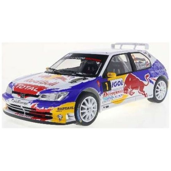 SOL1808308 - 1/18 PEUGEOT 306 MAXI WHITE NO.1 S.LOEB/D.ELENA RALLY DU VAR 2017