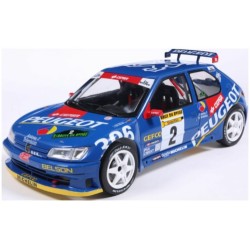 SOL1808309 - 1/18 PEUGEOT 306 MAXI BLUE NO.2 J.ASCONA J.BILLMAIER RALLY DE AVILES 1997 SOL1808309 - 1/18 PEUGEOT 306 MAXI BLUE NO.2 J.ASCONA J.BILLMAIER RALLY DE AVILES 1997
