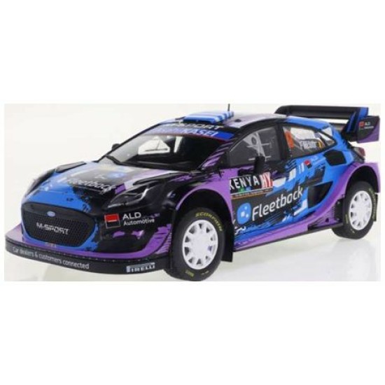 SOL1809506 - 1/18 FORD PUMA RALLY 1 BLUE NO.9 SERDERIDIS MICLOTTE RALLY KENYA 2022