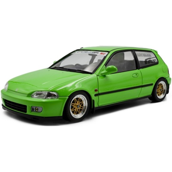SOL1810408 - 1/18 HONDA CIVIC (EG6) SOLIDO WORKS NEON GREEN 1991