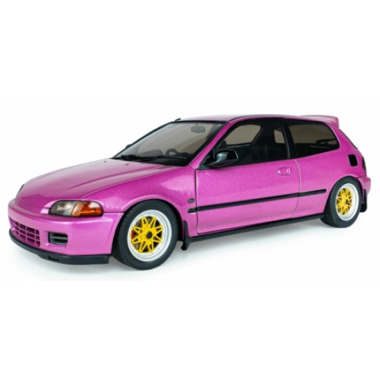 SOL1810409 - 1/18 HONDA CIVIC (EG6) SOLIDO WORKS PINK METALLIC PINK 1991 SOL1810409 - 1/18 HONDA CIVIC (EG6) SOLIDO WORKS PINK METALLIC PINK 1991