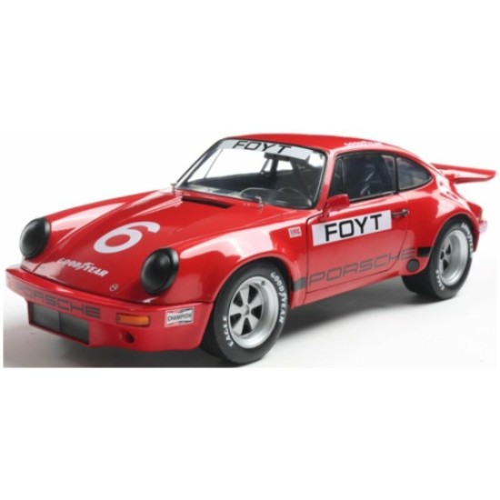 SOL1810704 - 1/18 PORSCHE 911 IROC RED NO.6 FOYT IROC DAYTONA 1974 SOL1810704 - 1/18 PORSCHE 911 IROC RED NO.6 FOYT IROC DAYTONA 1974