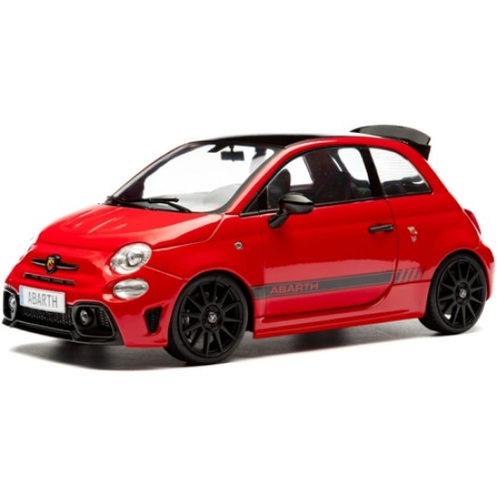 SOL1811304 - 1/18 FIAT F595 ABARTH RED SOLIDO WORKS 2023