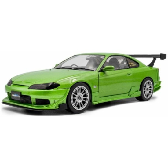 SOL1812203 - 1/18 NISSAN SILVIA S15 SPEC-R AERO SOLIDO WORKS GREEN 1999 SOL1812203 - 1/18 NISSAN SILVIA S15 SPEC-R AERO SOLIDO WORKS GREEN 1999