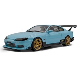 SOL1812204 - 1/18 NISSAN SILVIA (S15) SPEC-R AERO SOLIDO WORKS BABY BLUE 1999