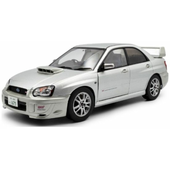 SOL1812303 - 1/18 SUBARU IMPREZA WRX STI PREMIUM SILVER EFFECT 2003 SOL1812303 - 1/18 SUBARU IMPREZA WRX STI PREMIUM SILVER EFFECT 2003