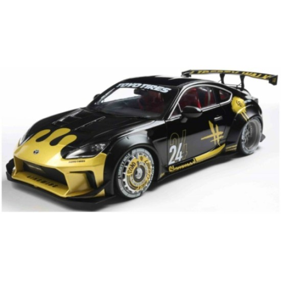 SOL1813603 - 1/18 TOYOTA GR86 LIBERTY WALK BODY KIT BLACK AND GOLD 2024 SOL1813603 - 1/18 TOYOTA GR86 LIBERTY WALK BODY KIT BLACK AND GOLD 2024