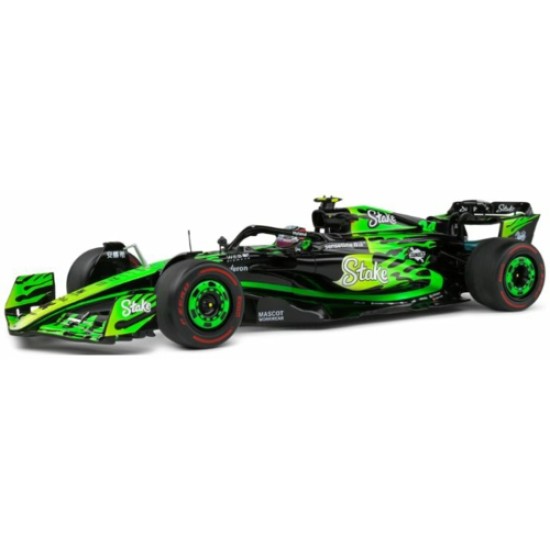 SOL1814103 - 1/18 KICK SAUBER F1 TEAM C44 BLACK Z.GUANYU LAS VEGAS GP 2024 SOL1814103 - 1/18 KICK SAUBER F1 TEAM C44 BLACK Z.GUANYU LAS VEGAS GP 2024