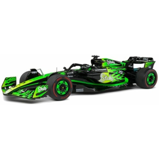 SOL1814104 - 1/18 KICK SAUBER F1 TEAM C44 BLACK V.BOTTAS LAS VEGAS GP 2024 SOL1814104 - 1/18 KICK SAUBER F1 TEAM C44 BLACK V.BOTTAS LAS VEGAS GP 2024