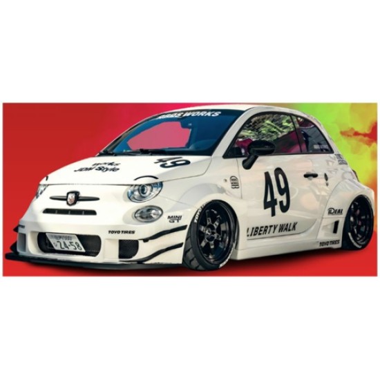 SOL1815401 - 1/18 FIAT 500 ABARTH LIBERTY WALK BODY KIT 2025
